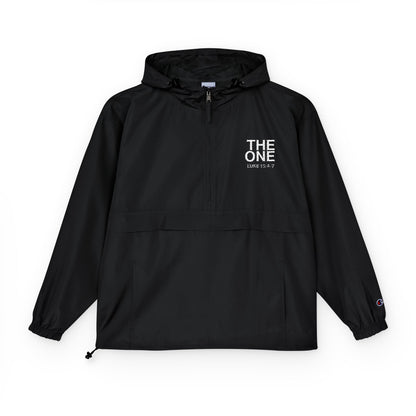 Anorak Jacket — 'THE ONE' Floral Logo Packable Windbreaker
