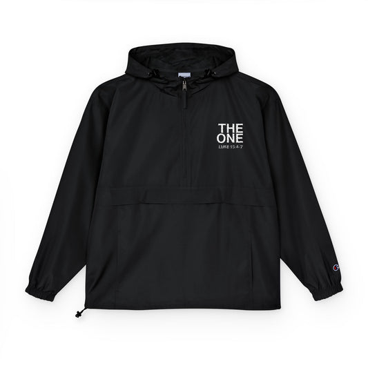 Anorak Jacket — 'THE ONE' Floral Logo Packable Windbreaker