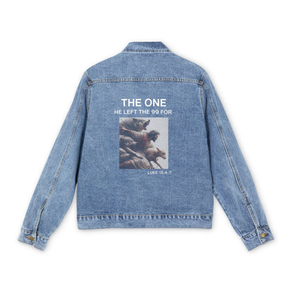 THE ONE Jean Jacket | Christian Streetwear | He Left the 99