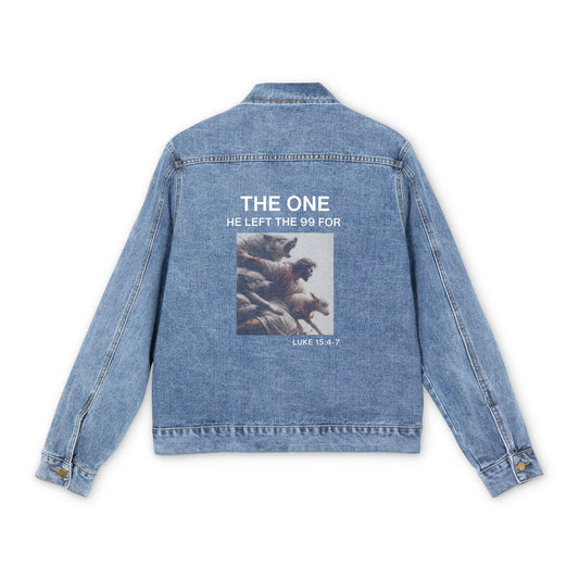 THE ONE Jean Jacket | Christian Streetwear | He Left the 99