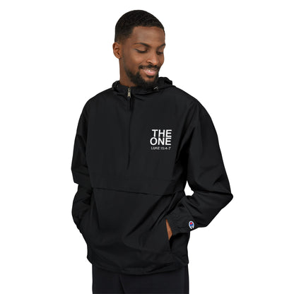 Anorak Jacket — 'THE ONE' Floral Logo Packable Windbreaker